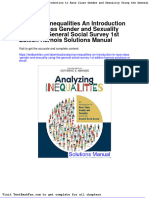 Dwnload full Analyzing Inequalities an Introduction to Race Class Gender and Sexuality Using the General Social Survey 1st Edition Harnois Solutions Manual pdf