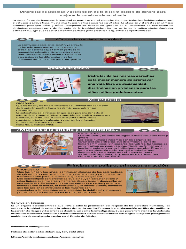 Dinámicas para la Igualdad en el Aula | PDF | Igualdad de género ...