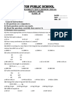 Class III Maths