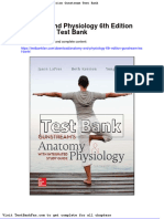 Dwnload Full Anatomy and Physiology 6th Edition Gunstream Test Bank PDF