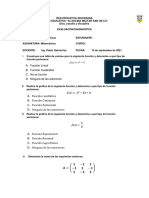 Diagnostico Matematicas 3B