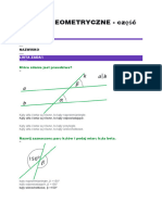 Figury Geometryczne Zadańe Dodatkowe