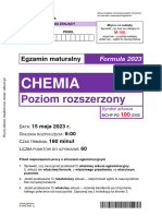 Chemia 2023 Maj Matura Rozszerzona