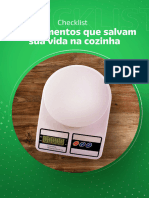 Checklist Equipamentos Na Cozinha