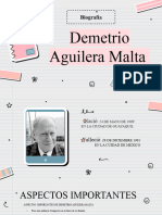 Biografia de Demetrio Aguilera Malta