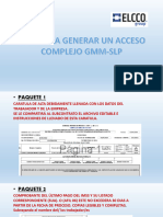 Documentos para Generar Un Acceso Actualizado GM SLP