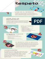 Infografía Educativa Escolar Dibujos Divertida Turquesa y Crema