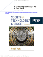 Dwnload Full Society and Technological Change 7th Edition Volti Test Bank PDF