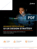 UI UX Design Strategy (Advanced Certification)