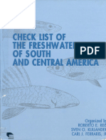 Dokumen - Pub Check List of The Freshwater Fishes of South and Central America 1nbsped 8574303615 9788574303611