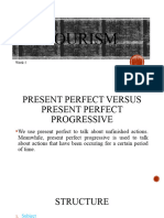 P2 (Tourism) - Week 5 Present Perfect Progessive