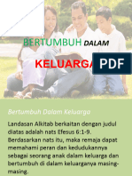 Bertumbuh Dalam Keluarga