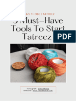 5 Must-Have Tools To Start Tatreez 