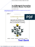 Dwnload Full Cornerstones of Managerial Accounting Canadian 2nd Edition Mowen Test Bank PDF