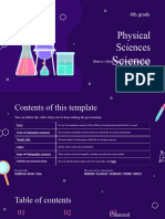 Physical Sciences - Science - 6th Grade by Slidesgo