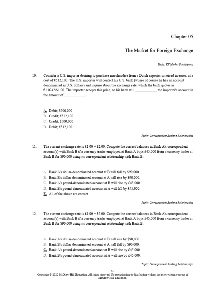 International Financial Management Chapter 4 | PDF | Exchange Rate ...