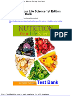 Dwnload Full Nutrition Your Life Science 1st Edition Turley Test Bank PDF