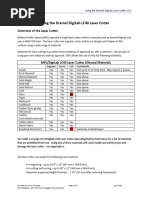 Using The Dremel DigiLab Laser Cutter v3.2
