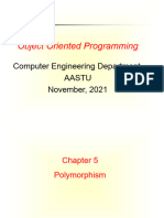 Chapter 5-Polymorphism