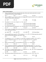 Circle Jee Questions