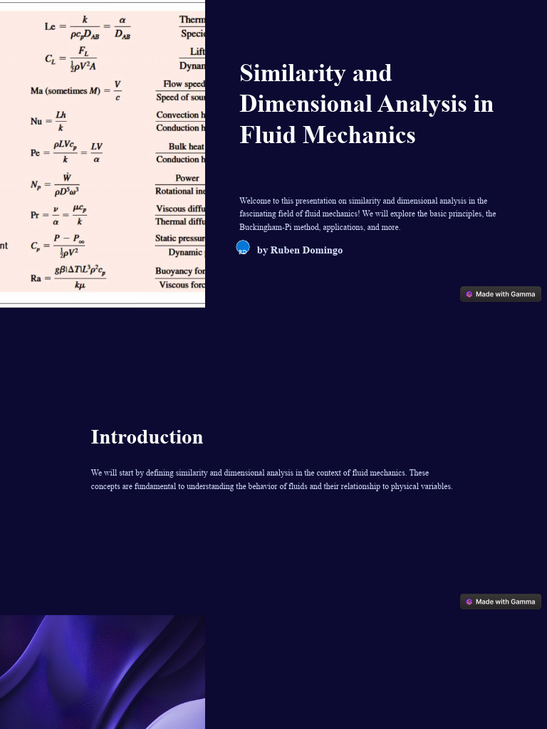 What Is The Purpose Of Dimensional Analysis In Fluid Mechanics