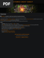 Factorio Cheat Sheet v1.1 Overview | PDF | Nuclear Reactor | Mining