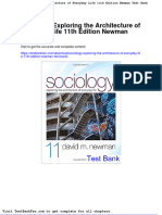 Dwnload Full Sociology Exploring The Architecture of Everyday Life 11th Edition Newman Test Bank PDF