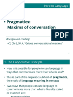 1014.3 Maxims of Conversation