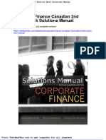 Dwnload Full Corporate Finance Canadian 2nd Edition Berk Solutions Manual PDF