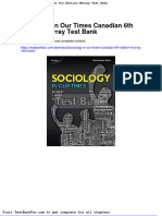Dwnload Full Sociology in Our Times Canadian 6th Edition Murray Test Bank PDF