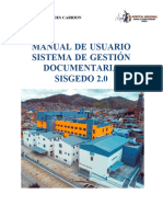 Manual de Usuario Sistema de Gestión Documentaria Sisgedo 2.0.0