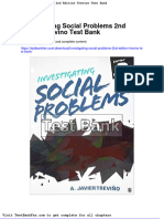 Dwnload Full Investigating Social Problems 2nd Edition Trevino Test Bank PDF