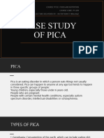 Case Study of Pica