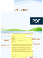 cover letter materi