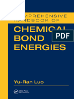 Handbook of Chemical Bond Energies