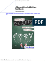 Dwnload Full Sociology of Sexualities 1st Edition Fitzgerald Test Bank PDF