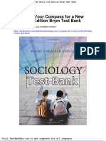 Dwnload full Sociology Your Compass for a New World 3rd Edition Brym Test Bank pdf