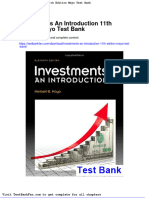 Dwnload Full Investments An Introduction 11th Edition Mayo Test Bank PDF