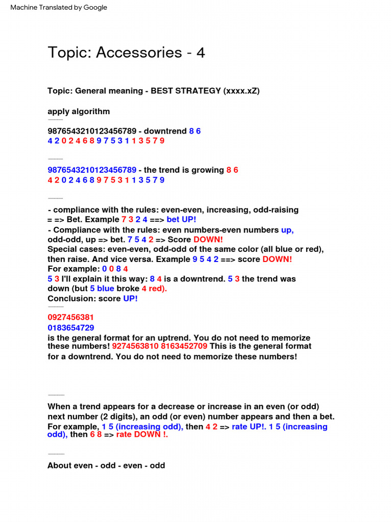 Quick Trading Strategy Pdf Applied Mathematics