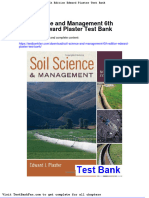 Dwnload Full Soil Science and Management 6th Edition Edward Plaster Test Bank PDF
