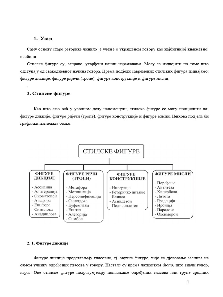 Stilske Figure | PDF