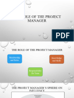 The Role of The Project Manager