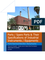 Spare Parts Best Book For Purchasers of Plant or Factories