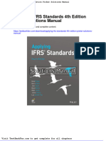 Dwnload Full Applying Ifrs Standards 4th Edition Picker Solutions Manual PDF