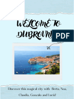 Welcome To Dubrovnik!