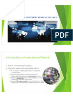 SHARED 1 A Introduction To Intl Finance