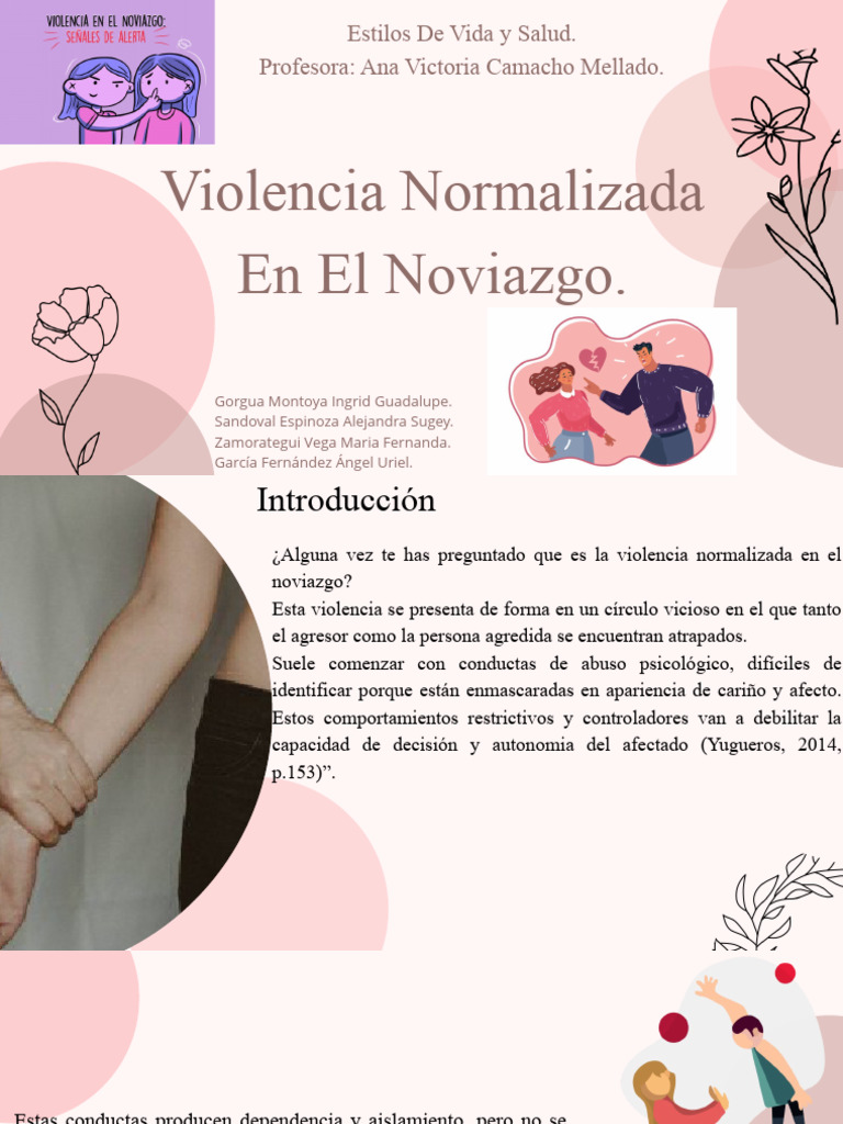 Violencia Normalizada en El Noviazgo | PDF | Violencia | Agresión