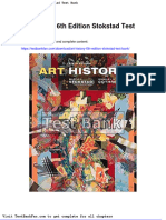 Dwnload Full Art History 6th Edition Stokstad Test Bank PDF