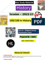 Complete Study Material - History, Pol Sci, Geography Class 12 - Sample - CBSE 2023 Humanities Lover