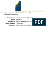 Cuestionario Final. Módulo 2